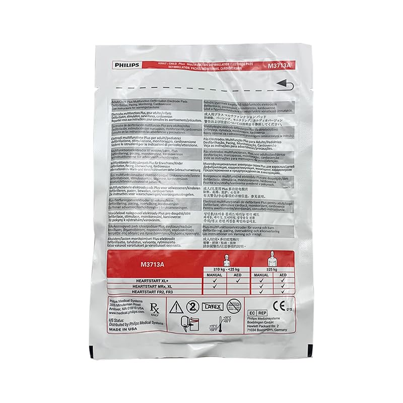 M3713A Electrode Pad of Philips HeartStart FR2 FR2+ FR3- Original