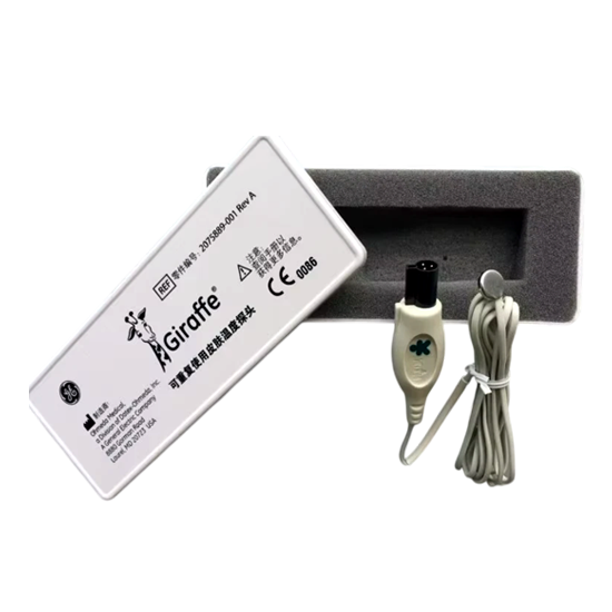 GE Original AirLife Infant Skin Temperature Probe, Reusable. Giraffe 2075796-001